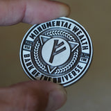 *PREORDER* Wealth Rune "Law of Attraction" Affirmation Coin in Antique Silver