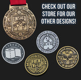 Coronavirus Inspired "2020 Finisher" COVID-19 Award Medal Gag Gift, Perfect Gift for Him, Gift for Her, Holiday Gift, White Elephant
