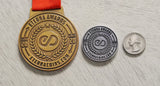 Coronavirus Inspired "2020 Finisher" COVID-19 Award Medal Gag Gift, Perfect Gift for Him, Gift for Her, Holiday Gift, White Elephant
