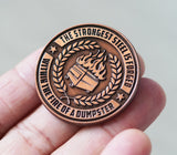 Fireman EDC Carry Coin in Antique Copper, Challenge Coin for Luck and Protection Gift for Firemen